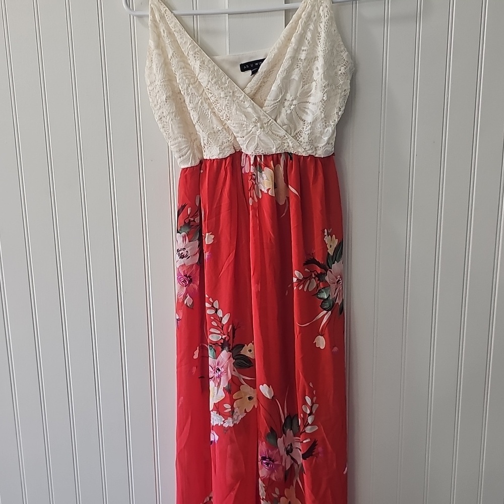 As U Wish White Lace Detail Garment